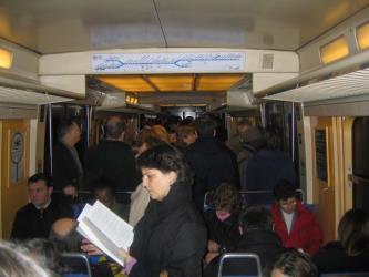 Interior of a RER B